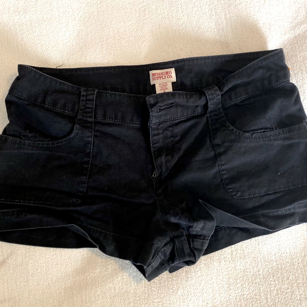 Mossimo Supply Co. Black short shorts size 9